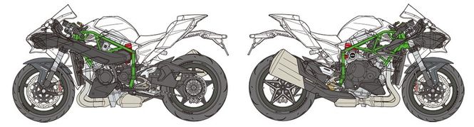 Hovedbilde Tamiya 1:12 - Kawasaki Ninja H2 Carbon (14136)