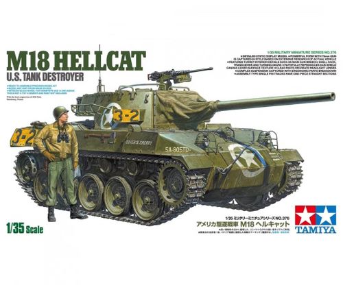Tamiya 1:35 - U.S. Tank Destroyer M18 Hellcat 35376 