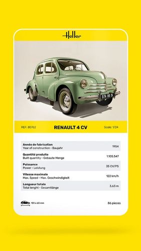 Heller 1:24 - Renault 4 CV (80762)