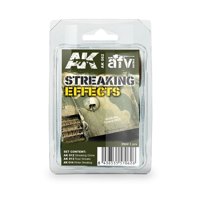 Hovedbilde AK-Interactive AK062 Streaking Effects Set