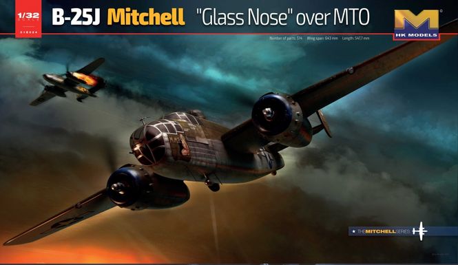 Hovedbilde HK Models 1:32 -B-25J Mitchell 