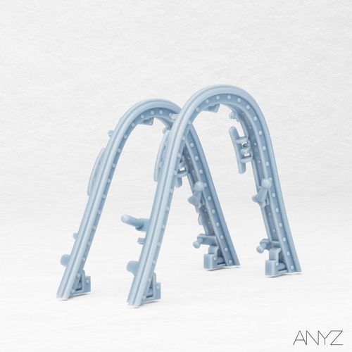 ANYZ Two canopy frames for Magic Factory 1:48 F4U-1A/2 Corsair (Dual Combo)