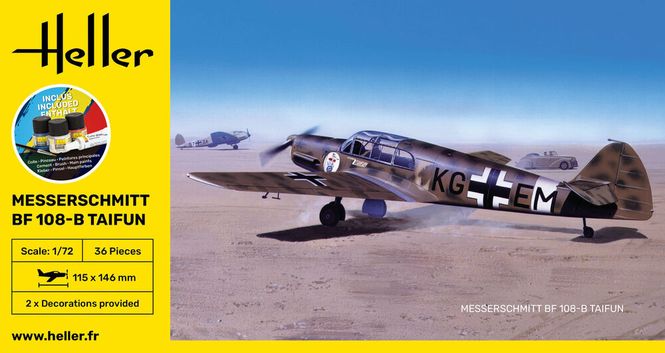 Main Image Heller 1:72 - Messerschmitt BF 108-B Taifun - ...