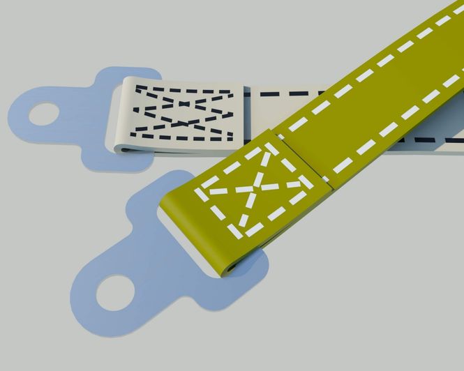 Main Image ANYZ Seatbelt stitches 1:32 & 1:35 (black)
