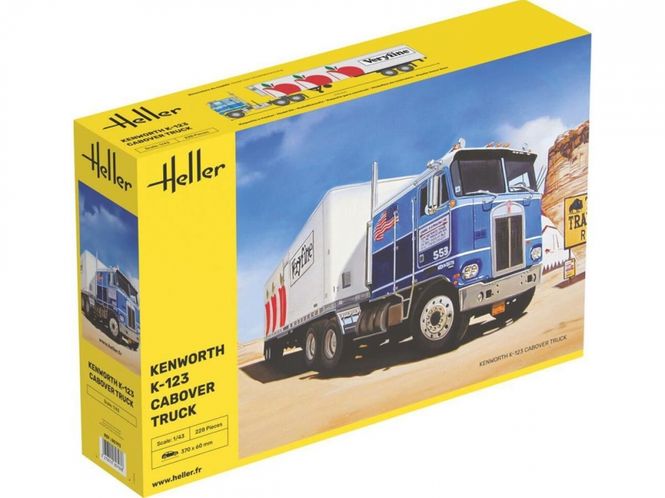 Hovedbilde Heller 1:43 - Kenworth K-123 Cabover Truck ...