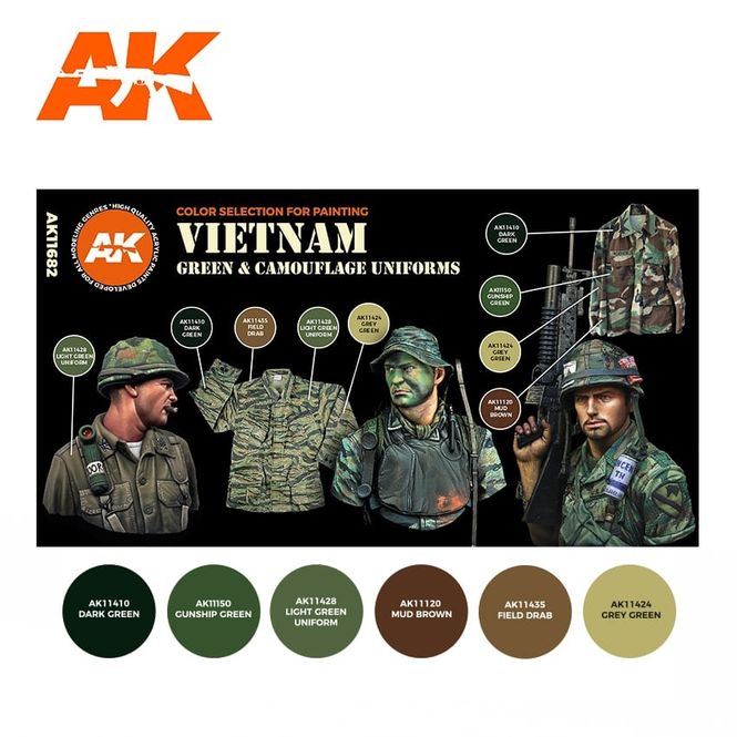 Hovedbilde AK-Interactive AK 11682 VIETNAM GREEN & ...