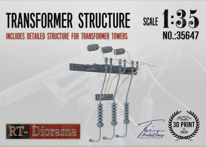 Hovedbilde RT-Diorama 1:35 - 35647 Transformer Structure