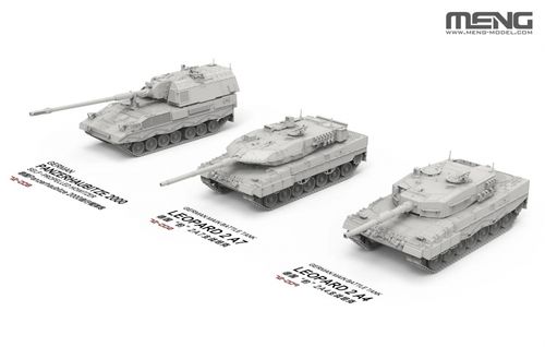 Meng Model 1:72 - German Main Battle Tank Leopard 2A4 (72-009)