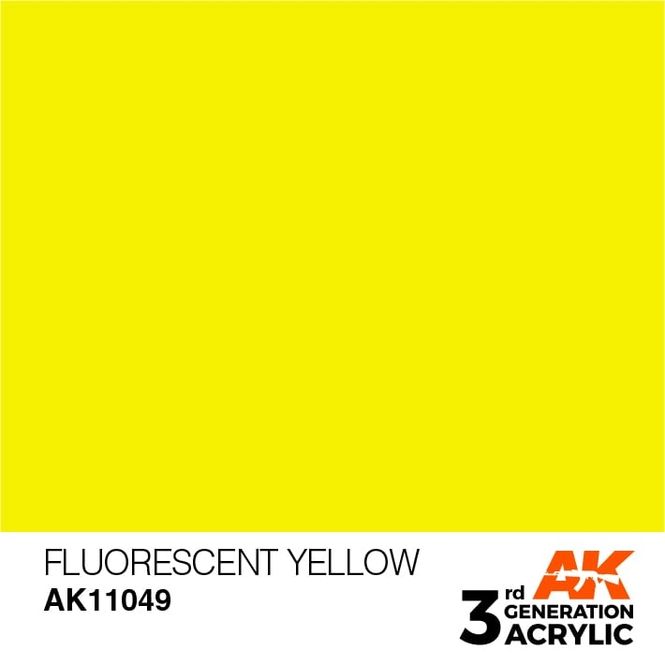 Hovedbilde Fluorescent Yellow 17ml