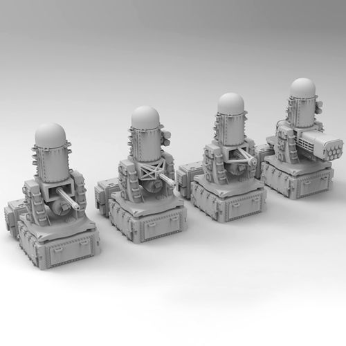 HS Models 1:350 - SeaRAM CIWS (4pcs)