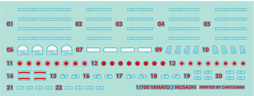 Pontos Model 1:700 - IJN Battleship Yamato 1945 Full Hull Model Kit (70002R1)