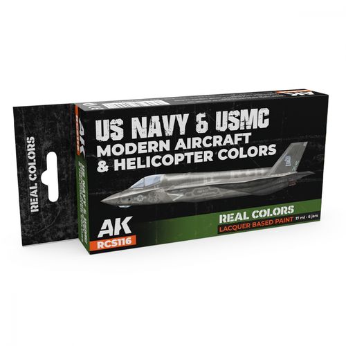 AK-Interactive RCS116 US Navy & USMC Modern Aircrafts and Helicopters Set