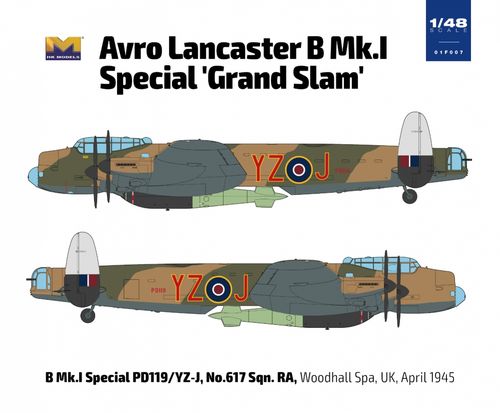 HK Models 1:48 - Avro Lancaster B Mk.I Special 'Grand Slam'