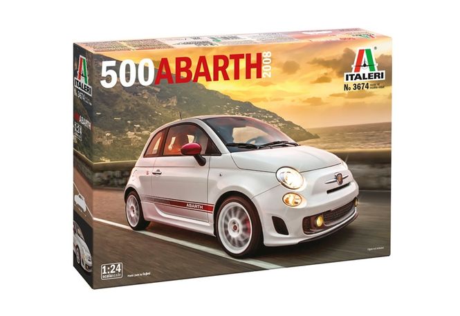 Hovedbilde Italeri 1:24 - Fiat 500 Abarth (2008)