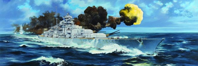 Hovedbilde Trumpeter 1:200 - German Bismarck 1941 Battleship ...