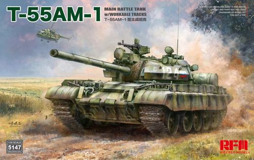 RFM 1:35 - T-55 AM-1 Main Battle Tank with Workable Tracks (RM-5147)